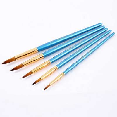 Promotional cheap watercolor nylon Hair professional artist paint brush set